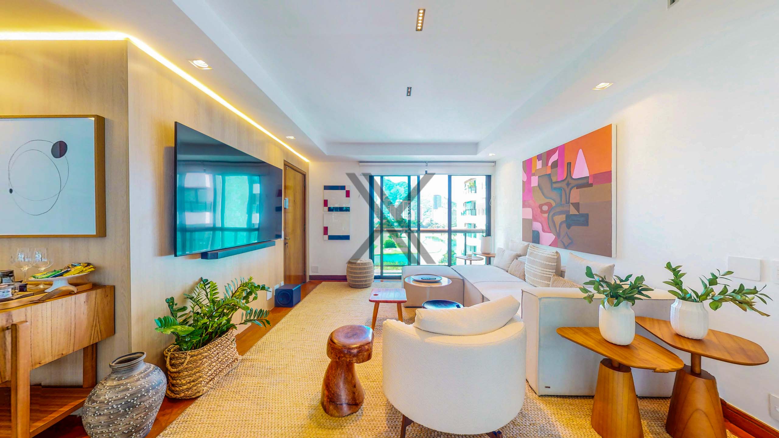 Apartamento Linear em São Conrado 2 quartos e reformado